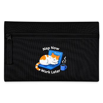 La sieste fonctionne maintenant plus tard - Trousse - noir - Devant