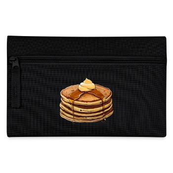Pancakes Plinsen Pfannkuchen Crepes Crêpes - Trousse - noir - Devant