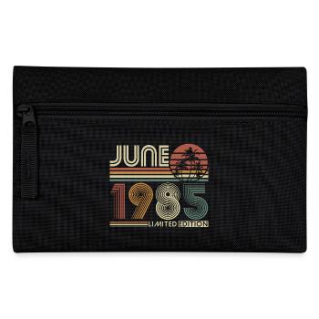 Juin 1985 Vintage Anniversaire Cadeau Rétro - Trousse - noir - Devant