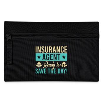 Agent d’assurance Save The Day Assurance amusante - Trousse - noir - Devant