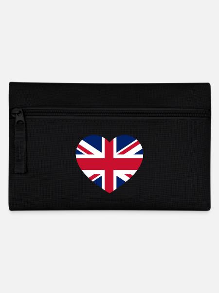 I Love My Country - Pencil Case - black