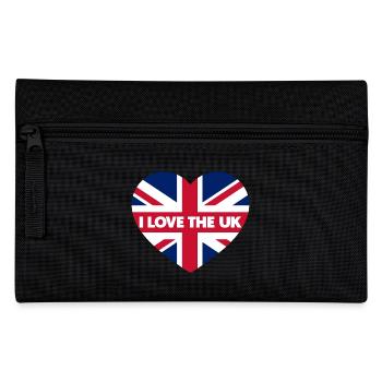 I LOVE THE UK - Pencil Case - black - Front