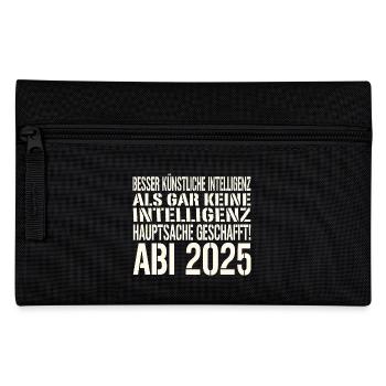 Abi Spruch 2025 - Pencil Case - black - Front