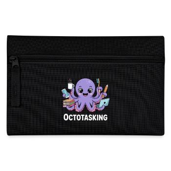 Octotasking octopus en mode multitâche - Trousse - noir - Devant