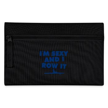 I´m Sexy And I Row It - Rowing - Rudern - Ruderer - Federtasche - Schwarz - Vorne
