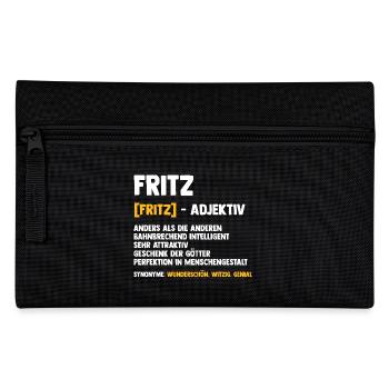 Fritz - Federtasche - Schwarz - Vorne