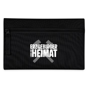 Erzgebirge liebe Heimat - Federtasche - Schwarz - Vorne