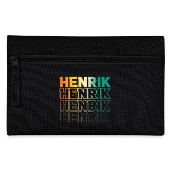 Henrik - Federtasche - Schwarz - Vorne