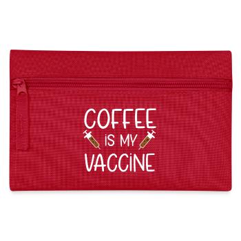 Coffee Vaccination - Pencil Case - red - Front