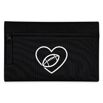 Heart Rugby XV – Passionnés de rugby à XV - Trousse - noir - Devant