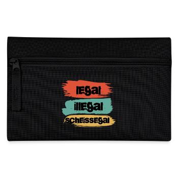 Légal illégal, peu importe le réglage de voiture en disant - Trousse - noir - Devant