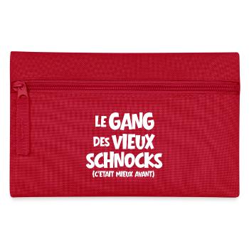 Senior, Retired, Retired - Pencil Case - red - Front