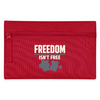 Selbstständiger Freiberufler Steuerhumor 1099 Life - Federtasche - Rot - Vorne