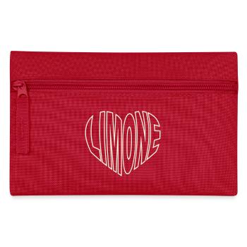 Limone sul Garda Typo Herz - Federtasche - Rot - Vorne