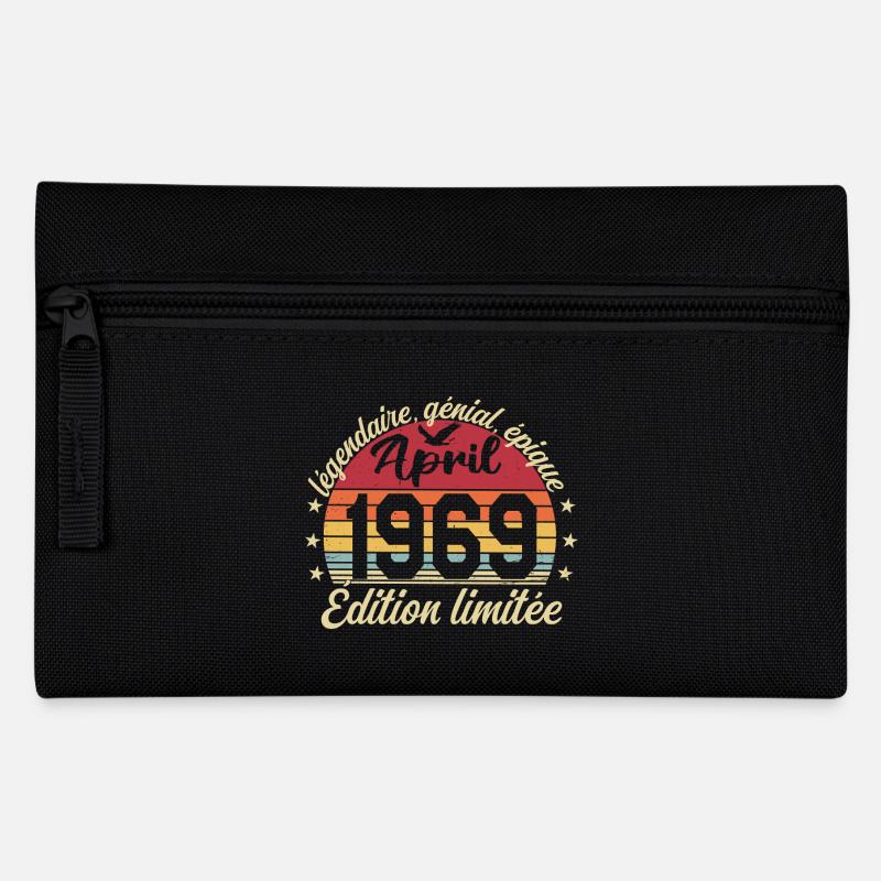 Geburtstag April 1969 April 1969 - Federtasche - Schwarz