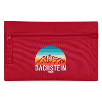 Dachstein Ramsau Österreich Retro Sunset - Federtasche - Rot - Vorne