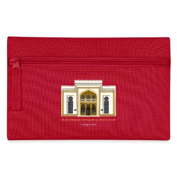 Moldau, Handzeichnung Nationalmuseum Chisinau - Federtasche - Rot - Vorne
