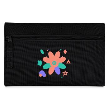 Buntes Design der modernen Kunst - Federtasche - Schwarz - Vorne