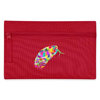 Schlange farbig - Federtasche - Rot - Vorne
