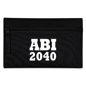 Abi 2040 - Federtasche - Schwarz - Vorne