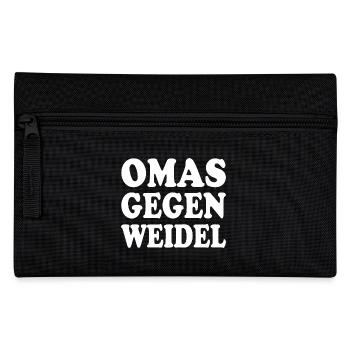 omas gegen weidel - Federtasche - Schwarz - Vorne