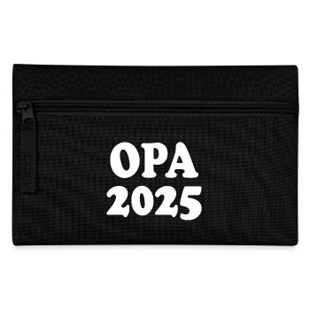 Opa 2025 - Federtasche - Schwarz - Vorne