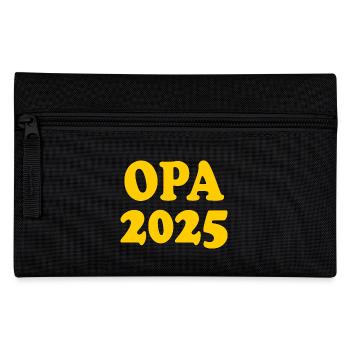 Opa 2025 - Federtasche - Schwarz - Vorne