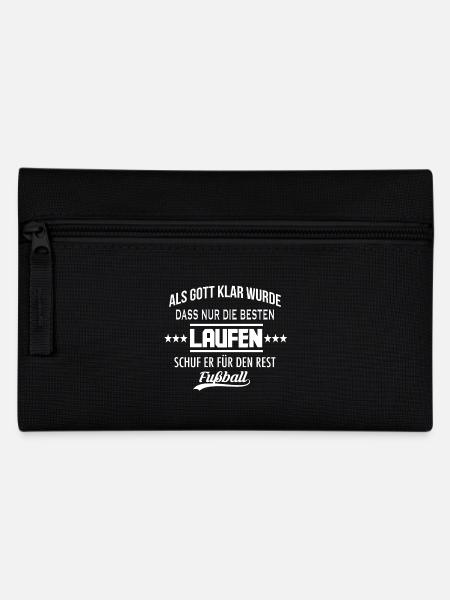 Als Gott klar wurde - LAUFEN - Federtasche - Schwarz