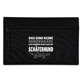 Schaferhund - Federtasche - Schwarz - Vorne