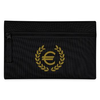 € euro deluxe geld - Federtasche - Schwarz - Vorne
