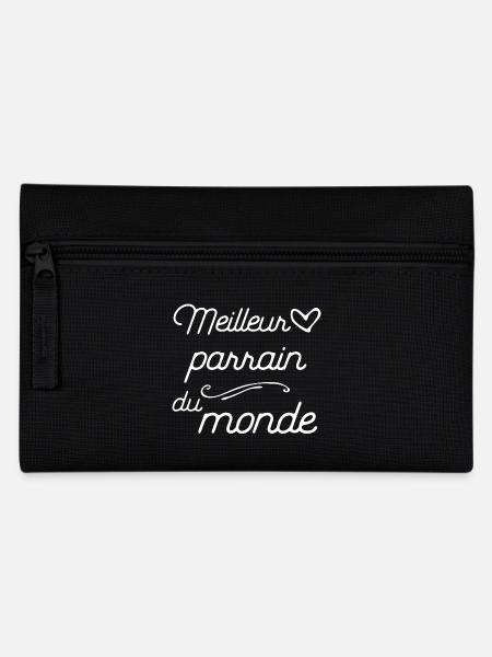 "Meilleur parrain" t-shirt humour parrain - Trousse - noir