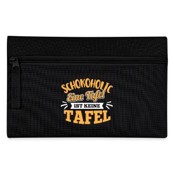 Schokoholic - Eine Tafel ist keine Tafel - Federtasche - Schwarz - Vorne