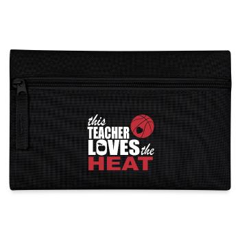 ce professeur aime la chaleur - Trousse - noir - Devant