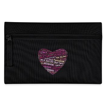 cœur - Trousse - noir - Devant