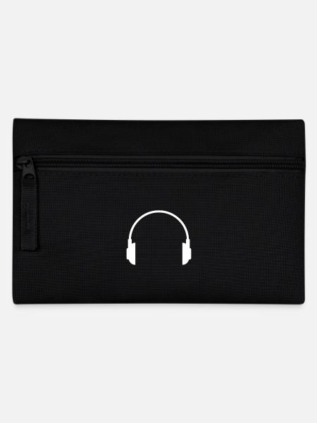 Kopfhörer - Federtasche - Schwarz