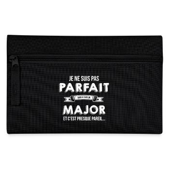 Major cadeau humour - Trousse - noir - Devant