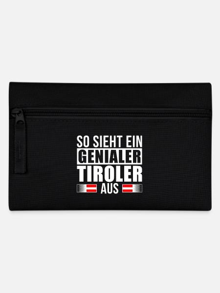 Genialer Tiroler - Federtasche - Schwarz