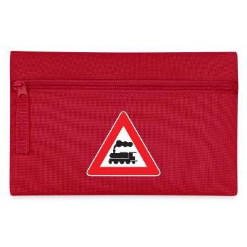 Train Attention - Pencil Case - red - Front