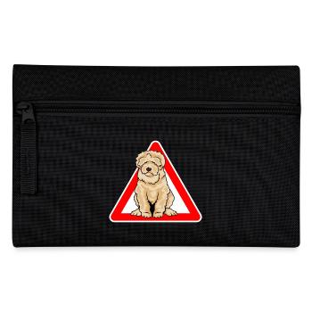 Labradoodle Goldendoodle Doodle Dog - Pencil Case - black - Front