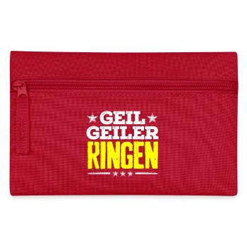 ringen - geil - Federtasche - Rot - Vorne