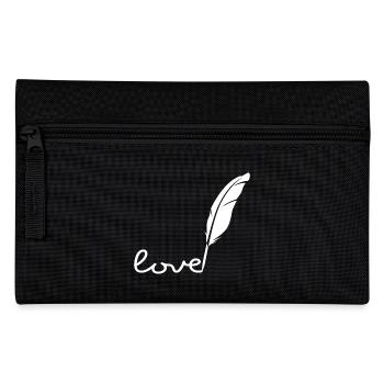 Feather Love - Pencil Case - black - Front