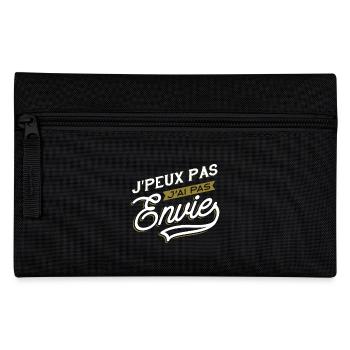 J'ai pas envie humour - Trousse - noir - Devant