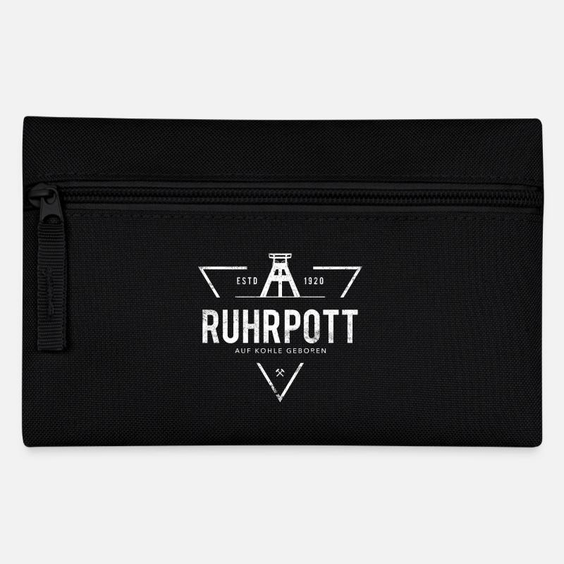 Ruhrpott Auf Kohle geb. - Federtasche - Schwarz