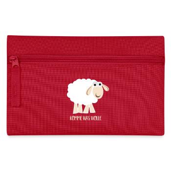 Come what wool - Pencil Case - red - Front