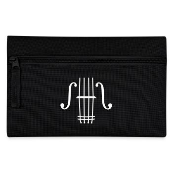 violinist - Pencil Case - black - Front