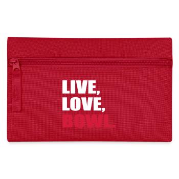 Bowling - Federtasche - Rot - Vorne