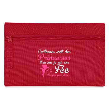 la fée pas chier - Pencil Case - red - Front