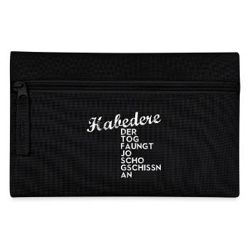 habedere - Federtasche - Schwarz - Vorne