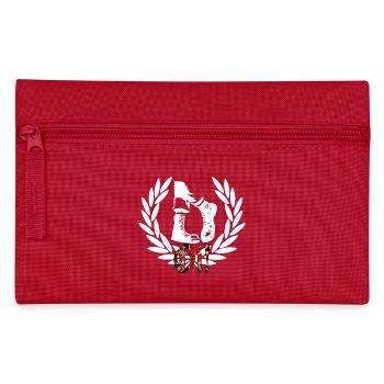 UK Boots Laurel Flag Style Oi! Skinhead - Pencil Case - red - Front