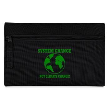 system change not climate change - Trousse - noir - Devant